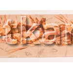 Вафельное полотно (Полотенечная ткань) - Свежий хлеб (ширина 50 см)